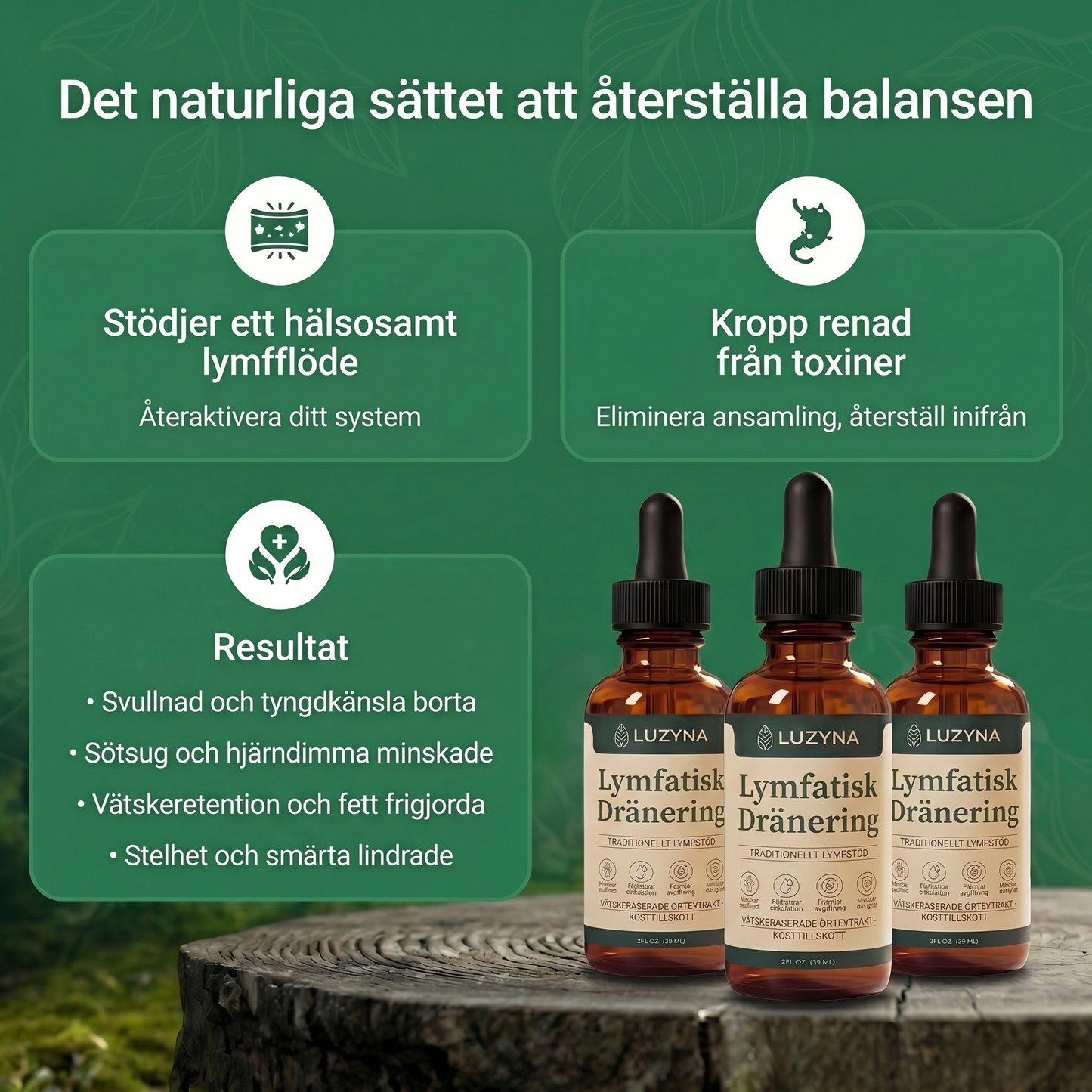 Drena+ Lymfatiskt Flytande Tillskott